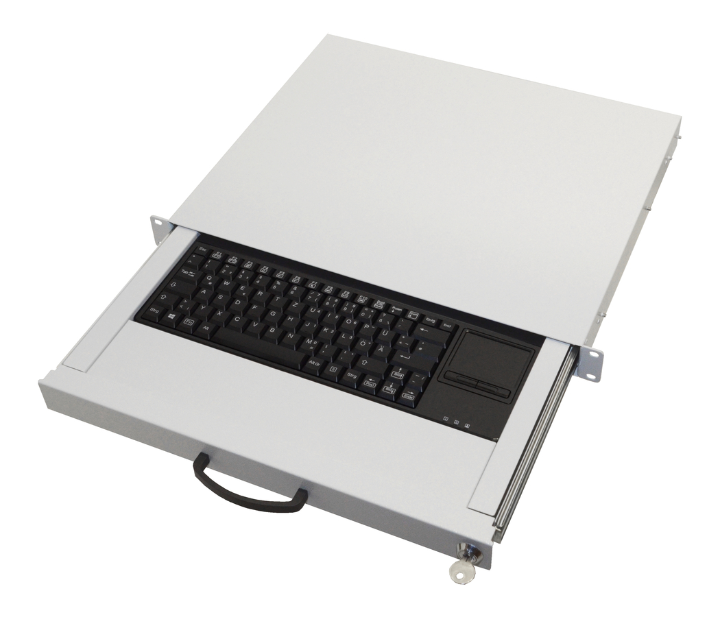 aixcase 19 Rack 1U Tastatur DE Touchpad USB lichtgrau aixcase 19 Rack 1U Tastatur DE Touchpad USB lichtgrau von Aixcase
