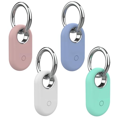 Aiyraa 4 Stück Samsung Smart Tag 2 Hülle, Silikon Schutzhülle für Samsung Galaxy SmartTag 2, Kratzfeste Ultradünne Schutzhülle Mit Schlüsselanhänger, Zubehör für Samsung Tracker Smart Tag 2 Aiyraa 4 Stück Samsung Smart Tag 2 Hülle, Silikon Schutzhülle für Samsung Galaxy SmartTag 2, Kratzfeste Ultradünne Schutzhülle Mit Schlüsselanhänger, Zubehör für Samsung Tracker Smart Tag 2 von Aiyraa