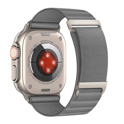 Aizgalxor Alpine Loop Armband Kompatibel mit Apple Watch Ultra 49mm 46mm 45mm 44mm 42mm(Series 3/2/1), Sport Geflochten Ersatzarmbänder Kompatibel für iWatch Ultra 2/Series 10/9/8/7/6/5/4/3/2/1/SE von Aizgalxor