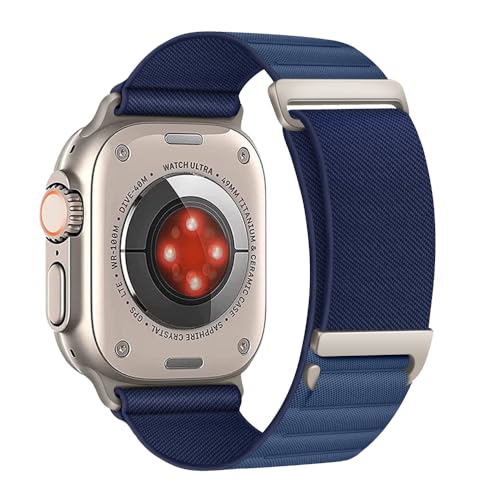 Aizgalxor Alpine Loop Armband Kompatibel mit Apple Watch Ultra 49mm 46mm 45mm 44mm 42mm(Series 3/2/1), Sport Geflochten Ersatzarmbänder Kompatibel für iWatch Ultra 2/Series 10/9/8/7/6/5/4/3/2/1/SE von Aizgalxor