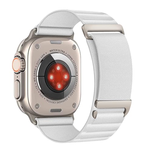 Aizgalxor Alpine Loop Armband Kompatibel mit Apple Watch Ultra 49mm 46mm 45mm 44mm 42mm(Series 3/2/1), Sport Geflochten Ersatzarmbänder Kompatibel für iWatch Ultra 2/Series 10/9/8/7/6/5/4/3/2/1/SE von Aizgalxor