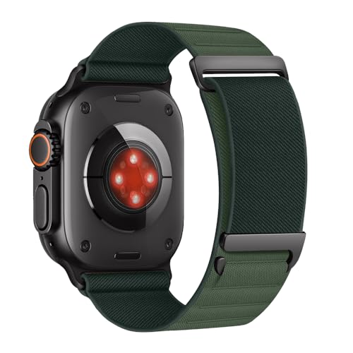 Aizgalxor Alpine Loop Armband Kompatibel mit Apple Watch Ultra 49mm 46mm 45mm 44mm 42mm(Series 3/2/1), Sport Geflochten Ersatzarmbänder Kompatibel für iWatch Ultra 2/Series 10/9/8/7/6/5/4/3/2/1/SE von Aizgalxor