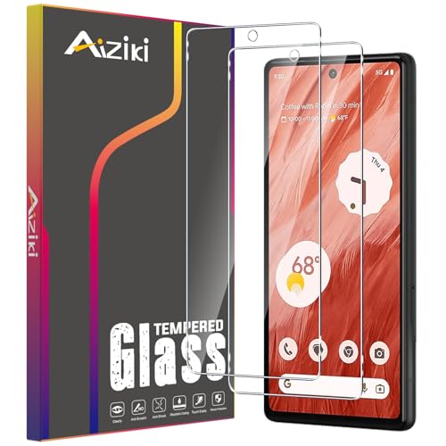 Aiziki [2 Stück Schutzfolie für Google Pixel 7a Panzerglas [Unzerbrechlich TOP 9H Schutz] [Full Screen] Panzer Schutz Glas für Google Pixel 7a HD Displayschutzfolie von Aiziki