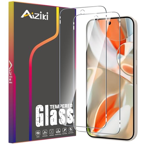 Aiziki [2 Stück Schutzfolie für Google Pixel 9 Pro XL Panzerglas [Unzerbrechlich TOP 9H Schutz] [Full Screen] Panzer Schutz Glas für Google Pixel 9 Pro XL HD Displayschutzfolie von Aiziki