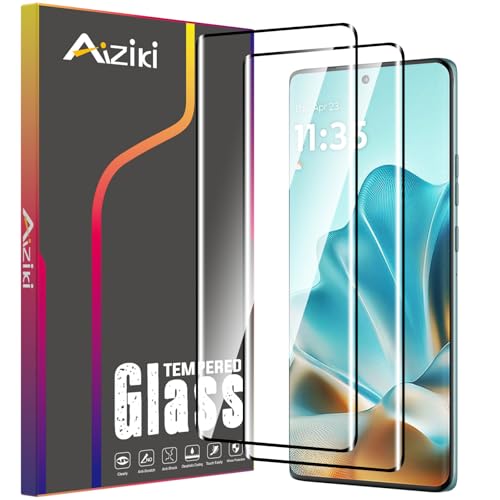 Aiziki [2 Stück Schutzfolie für Motorola Moto Edge 60/60 Pro/60 fusion Panzerglas [Unzerbrechlich TOP 9H Schutz] Panzer Schutz Glas für Moto Edge 60/60 Pro/60 fusion HD Displayschutzfolie von Aiziki