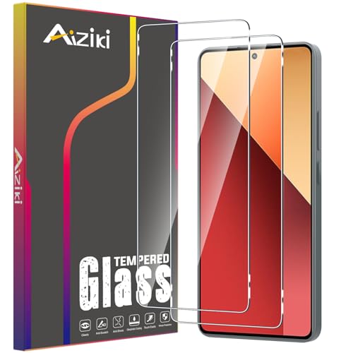 Aiziki [2 Stück Schutzfolie für Xiaomi Redmi Note 14S 4G/Note 13 Pro 4G Panzerglas [Full Screen] Panzer Schutz Glas für Xiaomi Redmi Note 14S 4G/Note 13 Pro 4G HD Displayschutzfolie von Aiziki