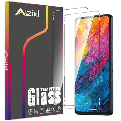 Aiziki [2 Stück Schutzfolie für TCL 60 Nxtpaper Panzerglas [Unzerbrechlich TOP 9H Schutz] [Full Screen] Panzer Schutz Glas für TCL 60 Nxtpaper HD Displayschutzfolie von Aiziki