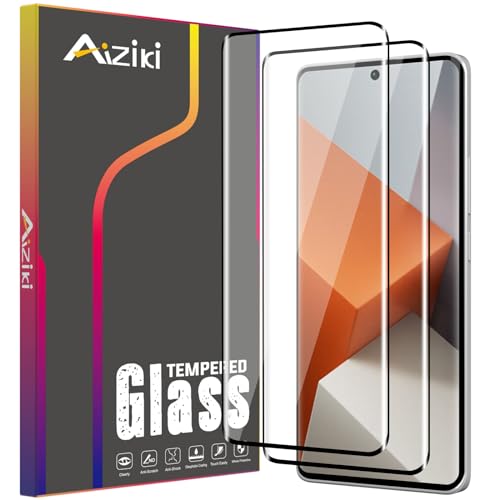 Aiziki [2 Stück Schutzfolie für Xiaomi Redmi Note 13 Pro+ Panzerglas [Unzerbrechlich TOP 9H Schutz] Panzer Schutz Glas für Xiaomi Redmi Note 13 Pro Plus HD Displayschutzfolie von Aiziki