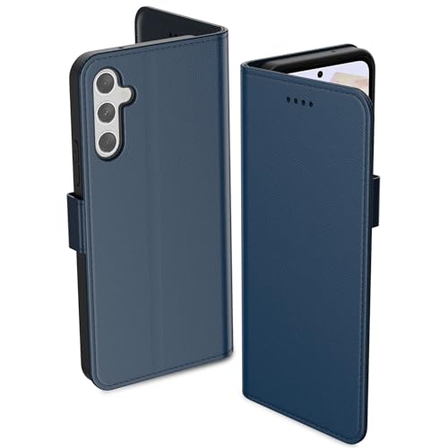 Aiziki Handyhülle für Samsung Galaxy A35 5G Tasche, RFID Leder Klappbar Schutzhülle Tasche Wallet Brieftasche Cover Flip Case [Standfunktion] [Kartenfächern] Kompatibel mit Samsung A35 Hülle -Blau von Aiziki
