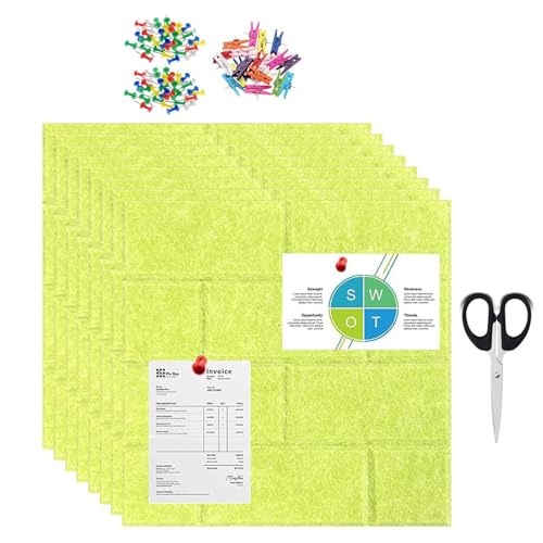Pinnwände Für Die Wand - Filz-Pinnwände Zum Aufhängen | Abnehmbare & Schonende Wanddekoration Für Erinnerungen, Reisepläne, Kalender, Postorganisation & Präsentationen Pinnwände Für Die Wand - Filz-Pinnwände Zum Aufhängen | Abnehmbare & Schonende Wanddekoration Für Erinnerungen, Reisepläne, Kalender, Postorganisation & Präsentationen von Aizuoni