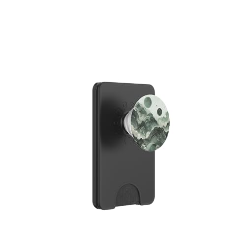 Abstract Sage Green PopSockets PopWallet für MagSafe von Aj Grips
