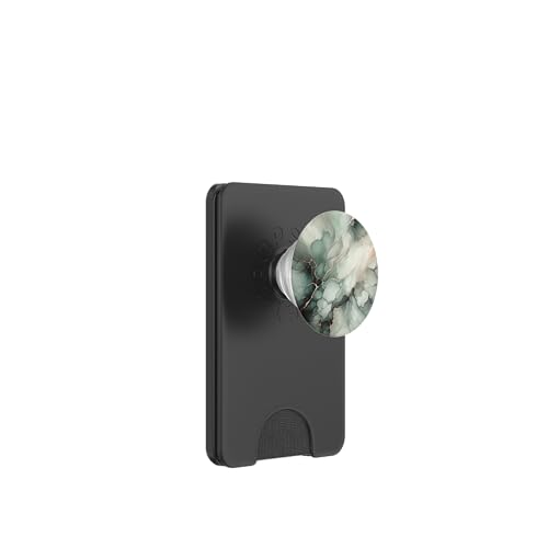 Abstrakt Grün Design PopSockets PopWallet für MagSafe von Aj Grips