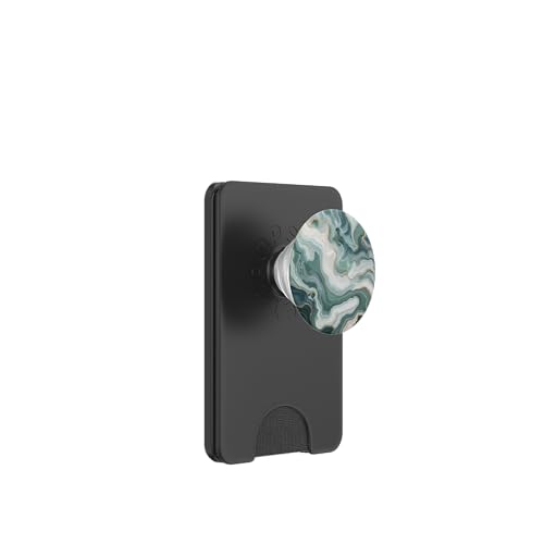 Abstraktes Muster Grün PopSockets PopWallet für MagSafe von Aj Grips