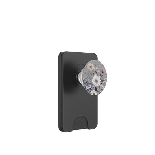 Blumen Flower Aesthetic Grau Blume PopSockets PopWallet für MagSafe von Aj Grips