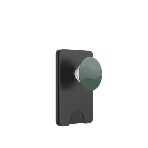 Grün Abstrakt Minimalistische Berge PopSockets PopWallet für MagSafe von Aj Grips