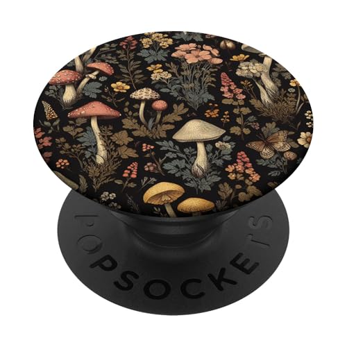 Mushroom Vintage Nature PopSockets Klebender PopGrip Mushroom Vintage Nature PopSockets Klebender PopGrip von Aj Grips