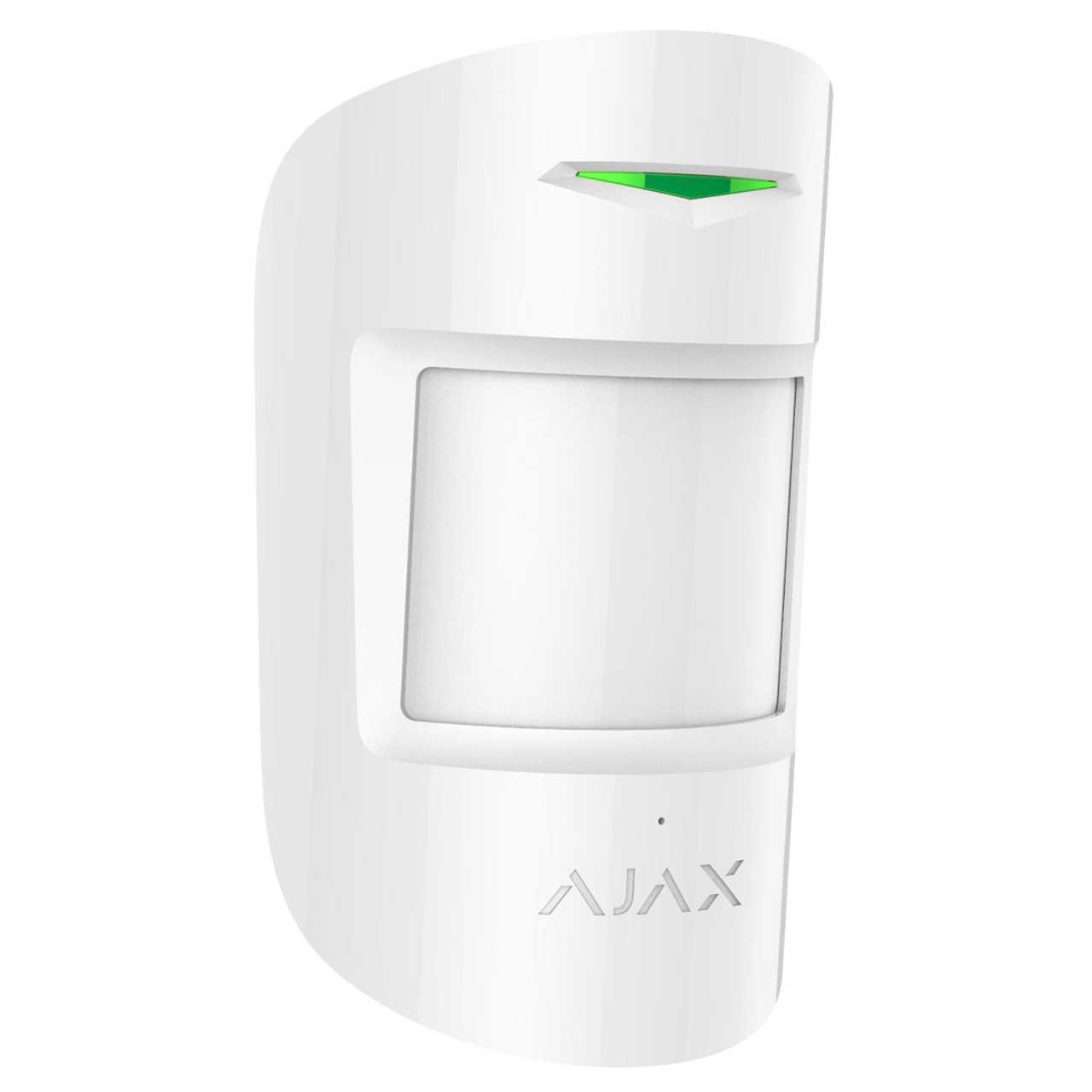 AJAX Funk Bewegungs- & Glasbruchmelder Innen CombiProtect bis 12 Meter & Tierimmun Weiss von Ajax Systems