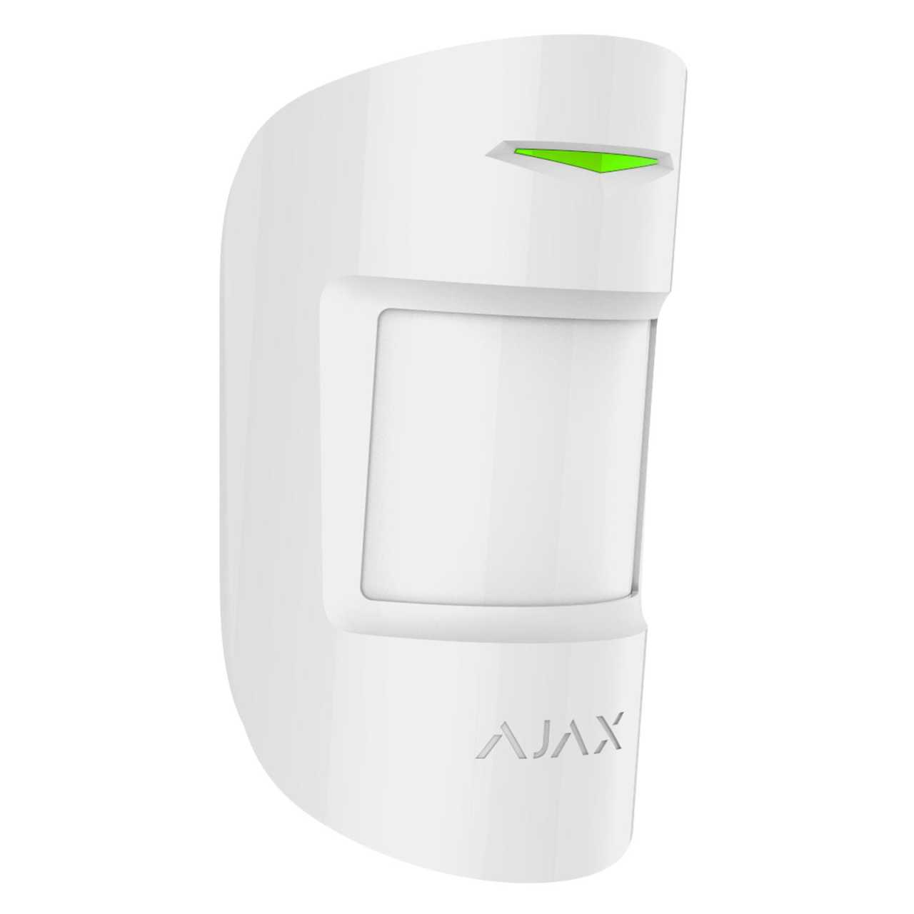 AJAX Funk Bewegungsmelder Innen MotionProtect Plus mit Mikrowellen Sensor & Tierimmun Weiss von Ajax Systems