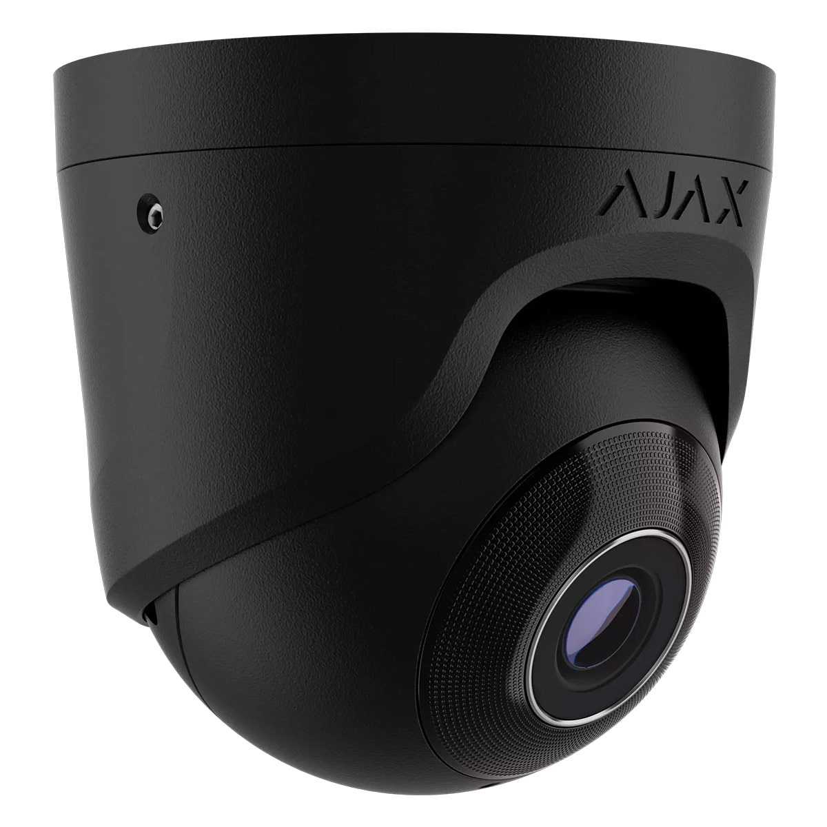 AJAX TurretCam IP-Überwachungskamera Schwarz (WDR HDR KI Ethernet IP65 Kabelgebunden) 5 MP 4.0mm von Ajax Systems
