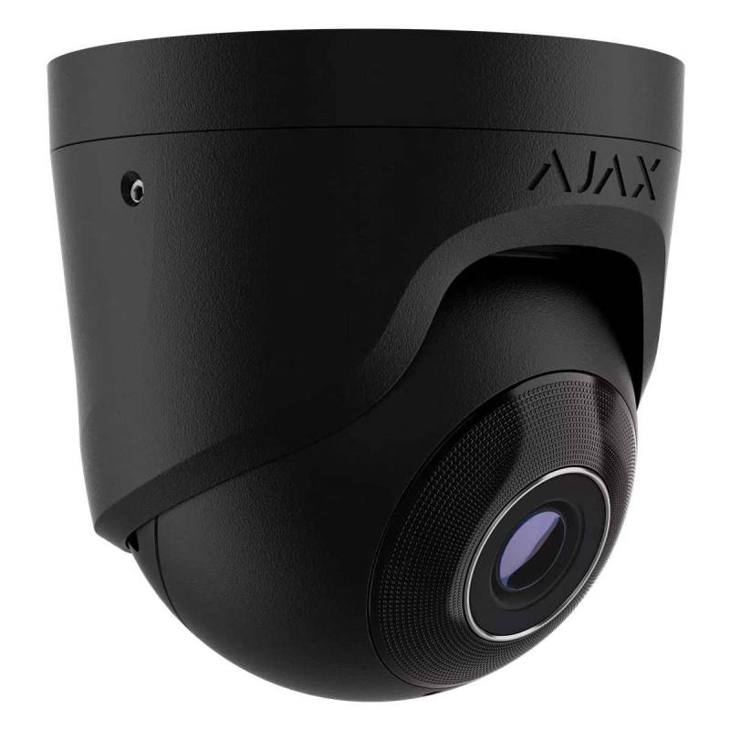 AJAX TurretCam IP-Überwachungskamera Schwarz (WDR HDR KI Ethernet IP65 Kabelgebunden) 8 MP 2.8mm von Ajax Systems