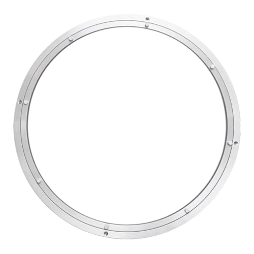 1 Stück Hochleistungs-Schwenkplatte Mit Kugellager, 5,5 Zoll/8 Zoll/9 Zoll/12 Zoll, Lazy Susan, Runde Rotierende Lagerplatte, Plattenspieler-Basis-Hardware(12 inches) von Ajhui