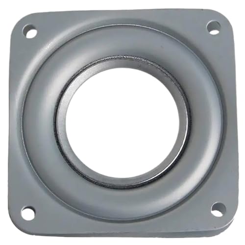 Ajhui 1 Stück Stil Lazy Susan Kugellager Metall Schwenkplatte Rotation 360 Grad Hohl Frei Rotierenden Displayständer Kleinen Plattenspieler(95X95X9 mm) von Ajhui