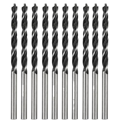 Holzbohrer, Garten- Und Heim-Elektrowerkzeuge, Spiralbohrer, Holzbearbeitungswerkstatt, Zentrierspitze, Ausrüstung, 10 Stück, 4 Mm Durchmesser, 75 Mm Holzbohrer, Garten- Und Heim-Elektrowerkzeuge, Spiralbohrer, Holzbearbeitungswerkstatt, Zentrierspitze, Ausrüstung, 10 Stück, 4 Mm Durchmesser, 75 Mm von Ajhui