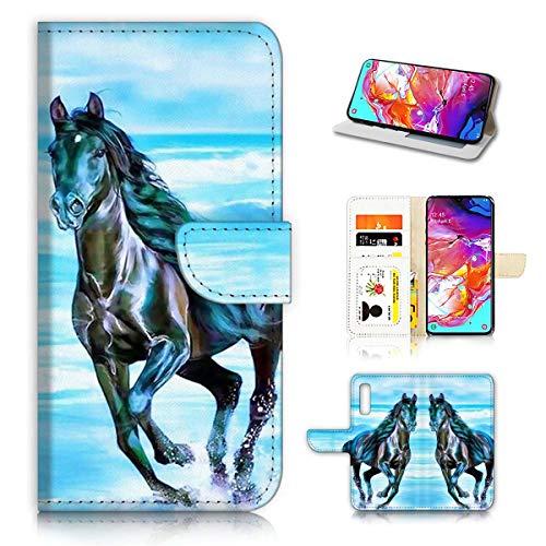 Schutzhülle für Samsung Galaxy A50, Design Pferd von Ajour Pty Ltd