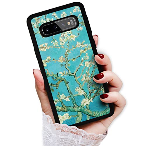 Für Samsung S10, nur für Samsung Galaxy S10 4G, langlebige, weiche Rückseite, Handyhülle, HOT13709 Van Gogh Almond Blossom 13709 von AjourTek