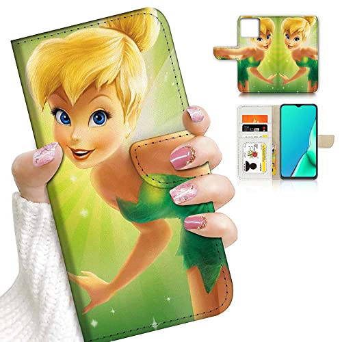 Ajourtek Für iPhone 15 Pro, Design Flip Wallet Phone Case Cover, A24597 Tinker Bell Tinkerbell 24597 i15pro von Ajourtek