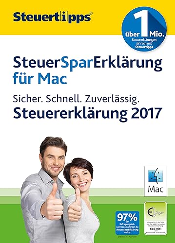 SteuerSparErklärung 2018 - Mac-Version (für Steuerjahr 2017) [Download] von Akademische Arbeitsgemeinschaft