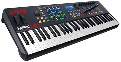 AKAI Professional MPK261 - 61 Tasten semi gewichtetes USB MIDI Keyboard inkl. wichtiger Kontrollen der MPC Workstations, VIP 3.0 und Software Paket von Akai Professional