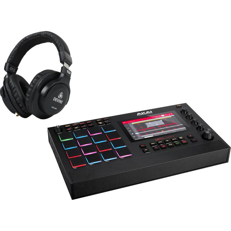 Akai Professional MPC Live II + Devine PRO 4000 Over-Ear Headphones von Akai Professional