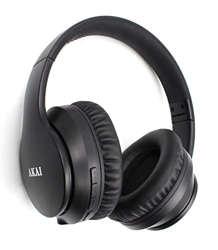 AKAI Bluetooth Kopfhörer mit ANC Over-Ear Active Noice Cancelling - 40mm Treiber, Bluetooth 5.0, 10h Musikwiedergabe - Komfortabel und leicht von Akai