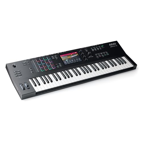 AKAI Professional MPC Key 61 - Standalone Music Production Synthesizer Keyboard mit Touchscreen, 16 Drum Pads, 20+ Sound Engines, halbgewichteten Tasten von Akai