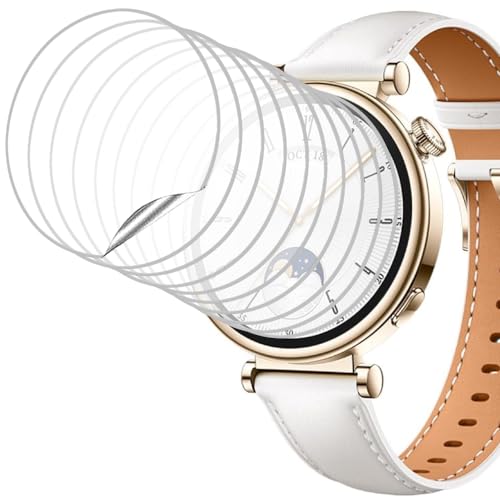 Akancy [10 Stk. TPU-Schutzfilm für Huawei Watch GT4 41mm, [High Definition], [Maximale Abdeckung], [Sensitive Touch], [Bubble Free] von Akancy