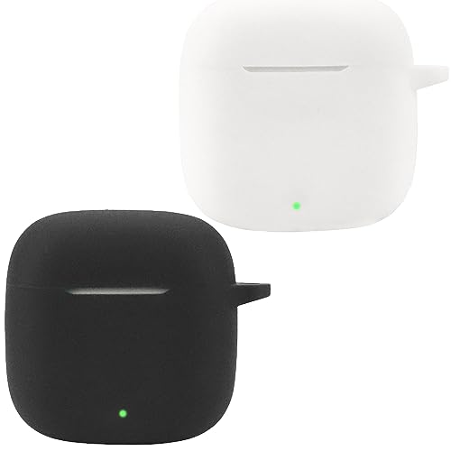 Akancy kompatibel für Huawei FreeBuds SE 2 Kopfhörerhülle, [Unterstützt das kabellose Laden] [Stoßfeste Schutzhülle] Silikonschutzhülle für Kopfhörer (Black White) von Skyvov