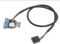 Adapter intern USB 3.1 zu intern USB 3.0 - 40 cm - Hochwärtiger Adapter von Akasa (AK-CBUB38-40) von Akasa