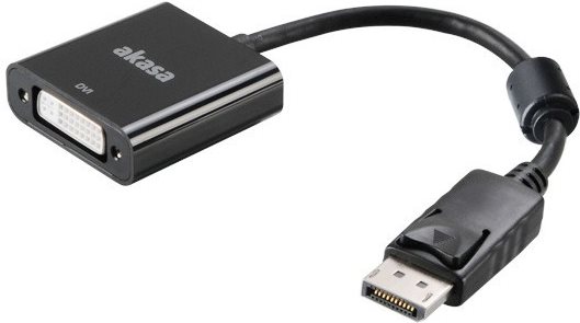 Akasa AK-CBDP15-20BK - Videokonverter - DisplayPort - DisplayPort - Schwarz (AK-CBDP15-20BK) von Akasa
