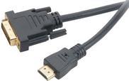 Akasa AK-CBHD06-20BK Videokabel-Adapter 2 m DVI-D HDMI Schwarz (AK-CBHD06-20BK) von Akasa