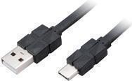 Akasa AK-CBUB43-10BK USB Kabel 1 m USB 2.0 USB C USB A Schwarz (AK-CBUB43-10BK) von Akasa