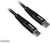 Akasa AK-CBUB54-10BK USB Kabel 1 m USB C Schwarz (AK-CBUB54-10BK) von Akasa