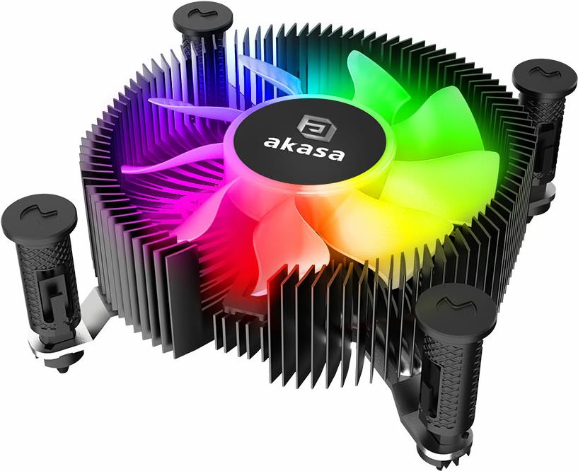 Akasa AK-CC6615BP01 Computerkühlsystem Prozessor Luftkühlung Schwarz 1 Stück(e) (AK-CC6615BP01) von Akasa