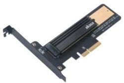 Akasa AK-PCCM2P-02 Schnittstellenkarte/Adapter M.2 Eingebaut - Karten und Schnittstellenadapter (PCIe, M.2, PCIe 2.0, Schwarz, Gold, PC, Pasif) von Akasa