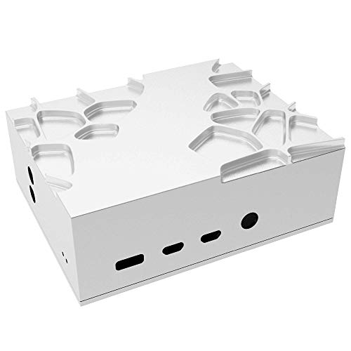 Akasa Compatible Aluminium Case for Raspberry Pi 4B with Thermal Kit - Silver von Akasa