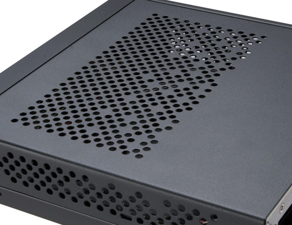 Akasa Cypher SPX - Mini Tower - PC - SGCC - Schwarz - Thin Mini-ITX - Festplatte - Leistung (A-ITX39-M1B) von Akasa