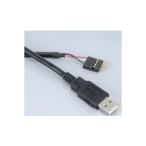 Akasa EXUSBIE-40 - USB-Kabel - USB Typ A, 4-polig (M) - 40cm (USB / USB2.0) - Schwarz (EXUSBIE-40) von Akasa