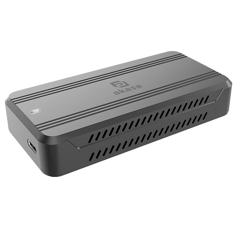 Akasa Festplatten-Gehäuse Akasa AK-ENU4M2-01 M.2 SSD-Gehäuse USB-C® (USB4) 40 GBit/s M.2 PCIe N von Akasa