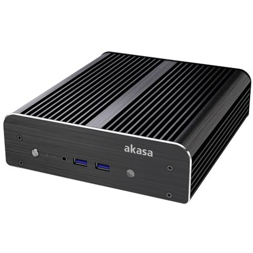 Akasa Newton S UCFF-Gehäuse (Intel NUC), 65W Netzteil, OEM - sch (A-NUC15-M1B06E) von Akasa