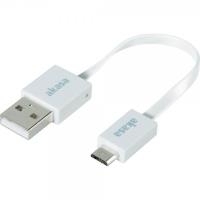 Akasa PROSLIM - USB-Kabel - Micro-USB Typ B (M) zu USB (M) - USB 2.0 - 15 cm - weiß von Akasa